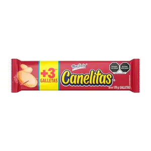 Galletas canelitas espolvoreadas con azúcar, 120g / 022801