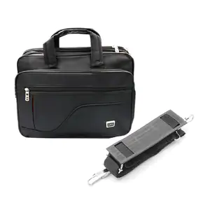 Bolsa - maletín de 5 compartimentos con asa y correa + mini placa met…