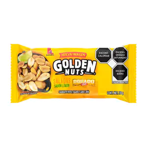1pza cacahuates golden nuts, cacahuates fritos salados sabor limón, 7…