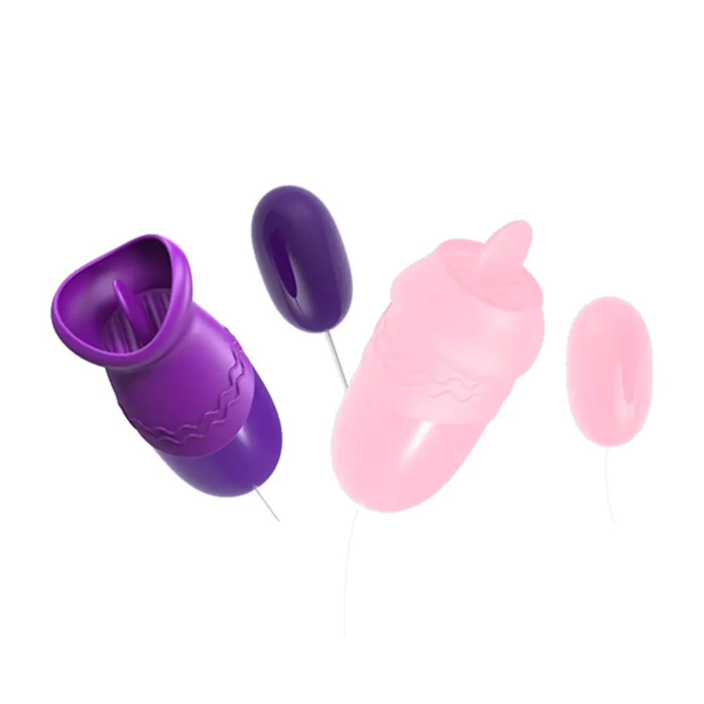 Vibrador estimulante 2en1 en forma de huevo con control y múltiples velocidades, variedad de colores