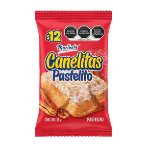 1pza pastelito marinela sabor canelitas espolvoreado con azucar, 58g …