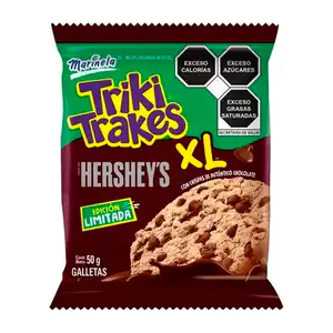 1pza galleta triki trakes xl con chispas de chocolate hershey, 50g / …