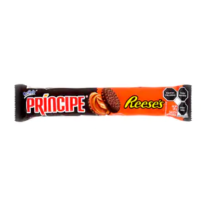 Galletas principe marinela con relleno sabor reese´s, 126g / 044056