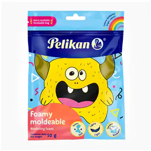 Foamy moldeable - squeeze pelikan de 50g en color amarillo
