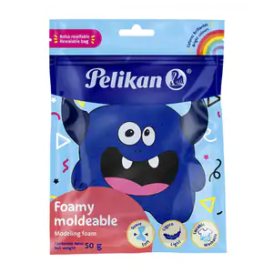 Foamy moldeable - squeeze pelikan de 50g en color azul rey
