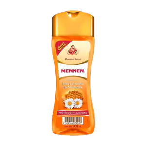 1pza Shampoo para bebé mennen con extracto de miel y manzanilla, 200ml