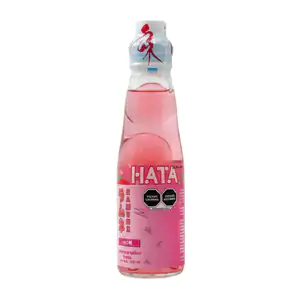 Bebida japonesa ramune hata gasificada con sabor a fresa de 200ml / 0…