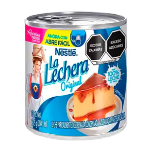 1pza Lata con leche condensada nestle, la lechera original de 375g