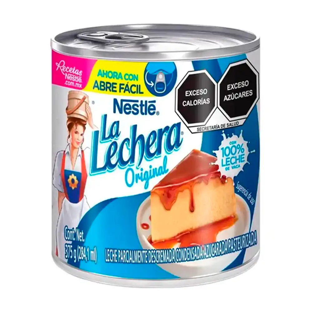 1pza Lata con leche condensada nestle, la lechera original de 375g