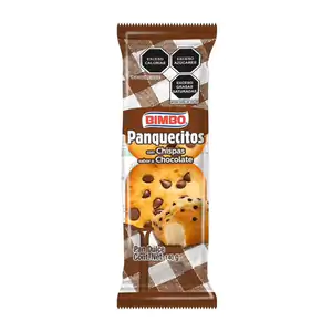 Panquecitos bimbo pan dulce de vainilla con chispas de chocolate / 11…