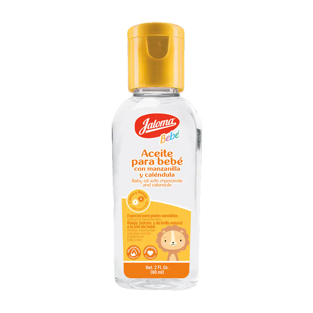 Aceite jaloma para bebés con manzanilla y caléndula, 60ml / 154997