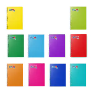Cuaderno profesional scool a-z con 100 hojas de cuadro grande y doble…