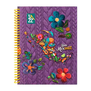Cuaderno – libreta profesional sazz con 100 hojas de raya y pasta dur…