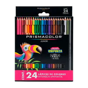 Paquete de 24 lápices de colores prismacolor junior con mina resisten…