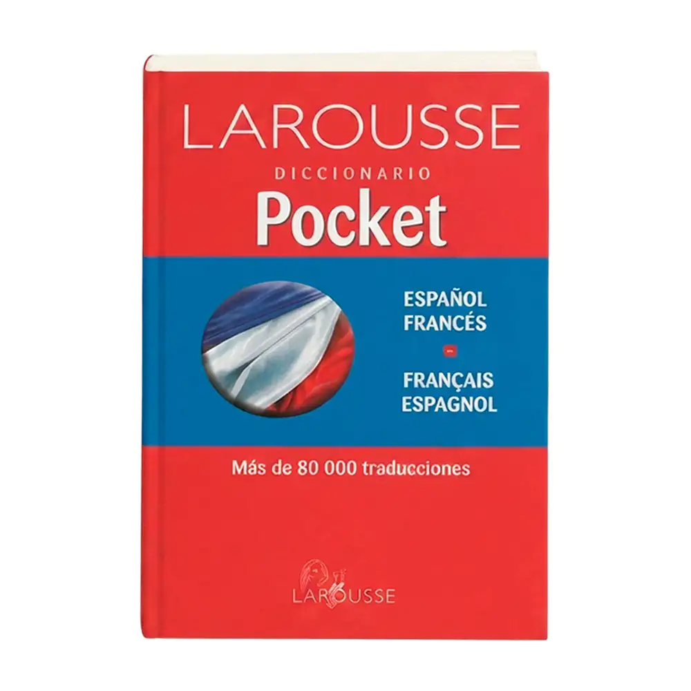 Diccionario pocket Larousse con más de 80000 traducciones de español a francés