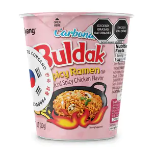 1pza sopa instantánea ramen buldak carbonara picosa, presentación en …