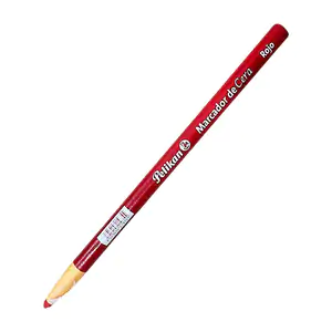 1pza lápiz de cera pelikan en color rojo