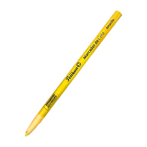 1pza lápiz de cera pelikan en color amarillo