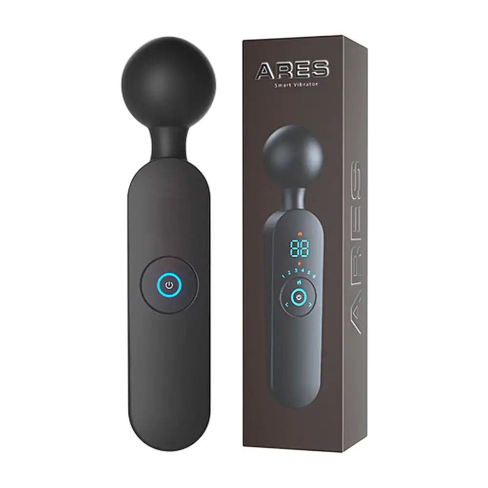 Vibrador ares diseño de esfera con 6 velocidades y calefacción, diseño discreto / 23033 / ll-b2105