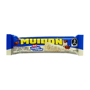 1pza muibol roll, barquillo con relleno sabor galletas y crema con cu…