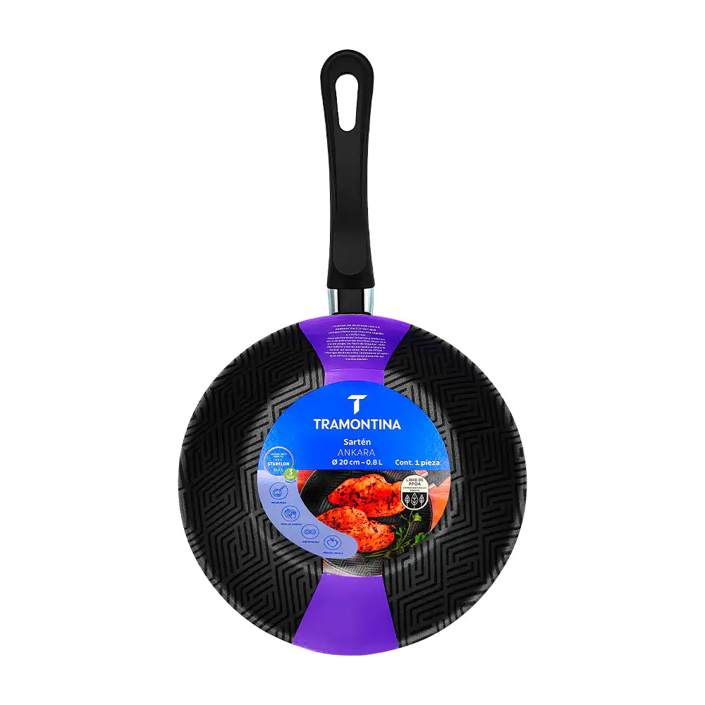 Sartén ankara de 20cm y 0.8l de capacidad, recrubrimiente interno y e…