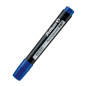 1pza plumón marcador permanente pelikan en color azul / 408 / permane…