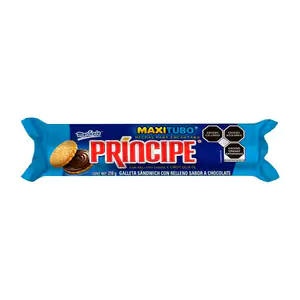 Paquete maxitubo marinela galletas principe, galleta con relleno de c…