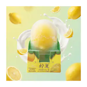 1pza helado cremoso coreano sabor limón con forma de limón, 90ml / 42…