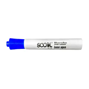 1pza marcador de agua scool en color azul rey con punta biselada