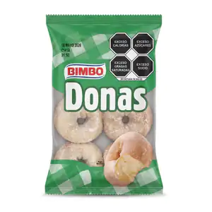 1pza paquete con 6 donas bimbo, pan dulce con azúcar, 158g / 474227