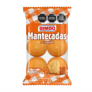 Paquete con 6 mantecadas bimbo, sabor vainilla / 475521