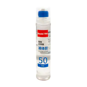 Pegamento liquido escolar 50ml, transparente para papel / 50-49-2