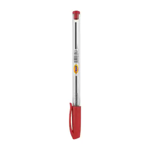 1pza pluma mae sencilla con tinta roja de punto medio / btm-r