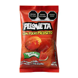 1pza paleta de caramelo sabor sandía rellena de chile y cubierta de p…