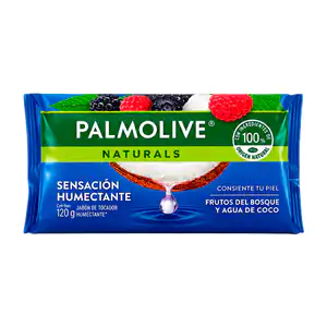 1pza jabón en barra palmolive naturals con aroma frutos del bosque y …