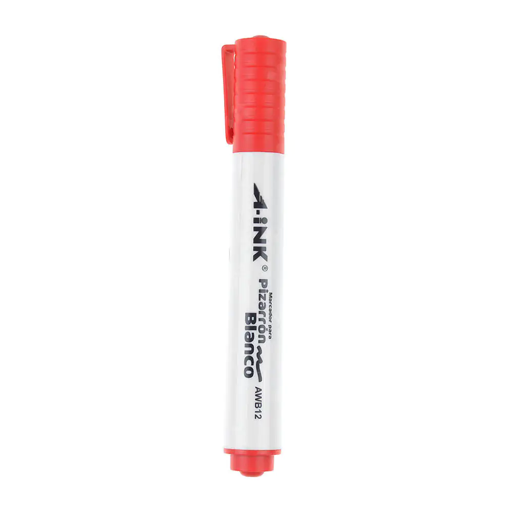 1pza marcador a-ink en color rojo de punta gruesa para pizarrón blanco
