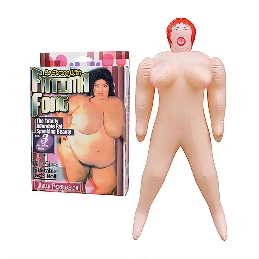 Muñeca fatima inflable talla extra grande con 3 orificios, variedad de tonos / 8133