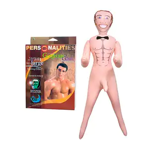 Muñeco inflable masculino gorgeous gavin con miembro de 17.8 y moño