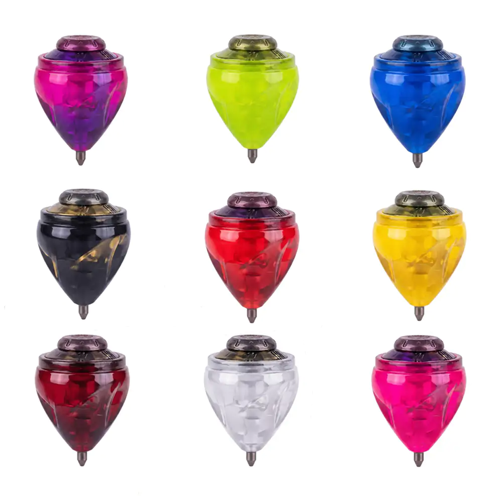 1pza Trompo cuper modelo king, transparentes, variedad de colores