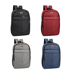 Mochila de 3 compartimentos jingpin con 2 redes laterales, variedad d…