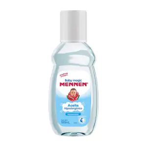 1pza Aceite para bebé hipoalergénico mennen humectante, 100ml
