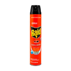 1pza raid casa y jardín a base de agua, 400ml / 925956