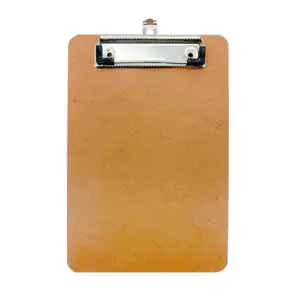 Mini tabla porta documentos de 21.5x14.5cm, con broche metálico