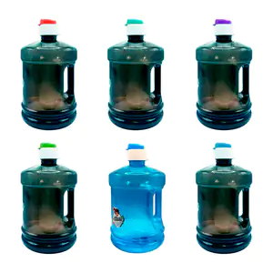Botella aitana de plástico translúcido con forma de garrafón de 2lt, …