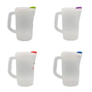 Jarra pequeña salsera aitana de plástico transparente de 800ml, varie…