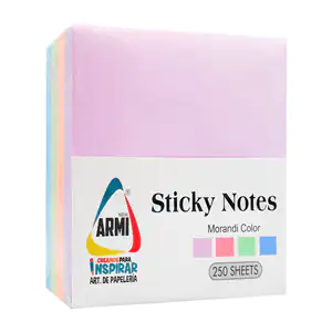 Paquete con 250 post it - notas adhesivas armi de colores pastel, 76x…