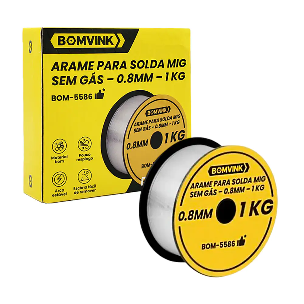 Rollo de 1kg, alambre para soldar tipo micro alambre de 0.8mm de gros…