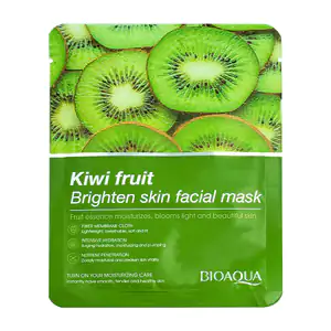 Mascarilla facial hidratante bioaqua con esencia de kiwi, 25g