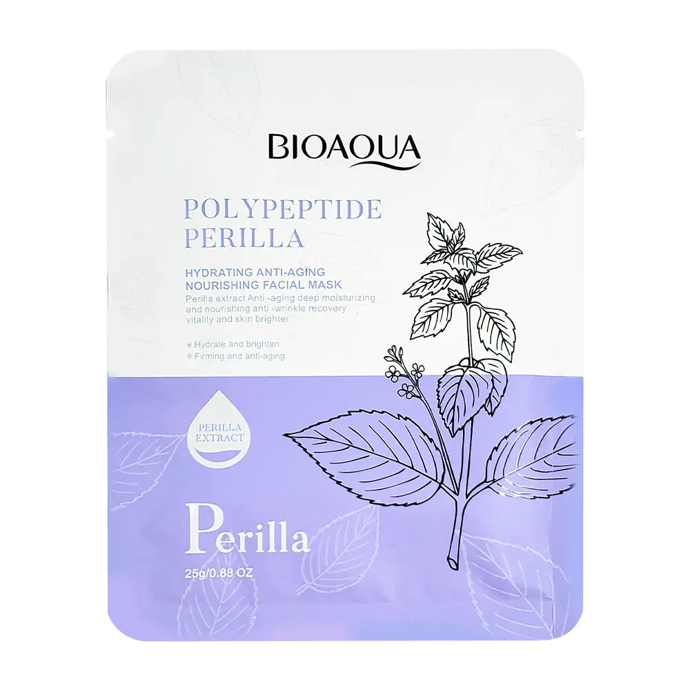 Mascarilla facial antienvejecimiento bioaqua con extracto de perilla,…