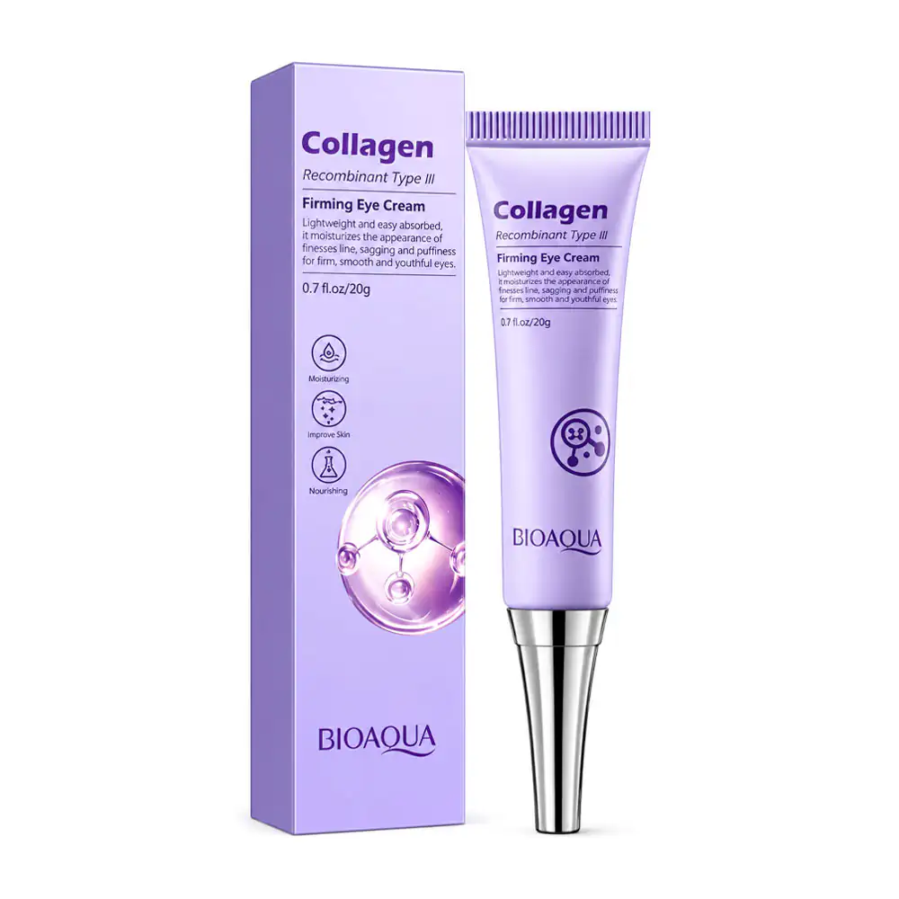 Crema de colágeno reafirmante para ojos para un aspecto juvenil, 20g